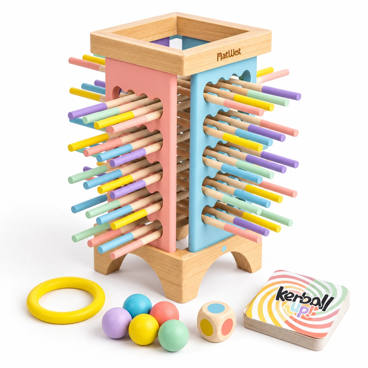 Kerball Up de cuatro lados y sus componentes